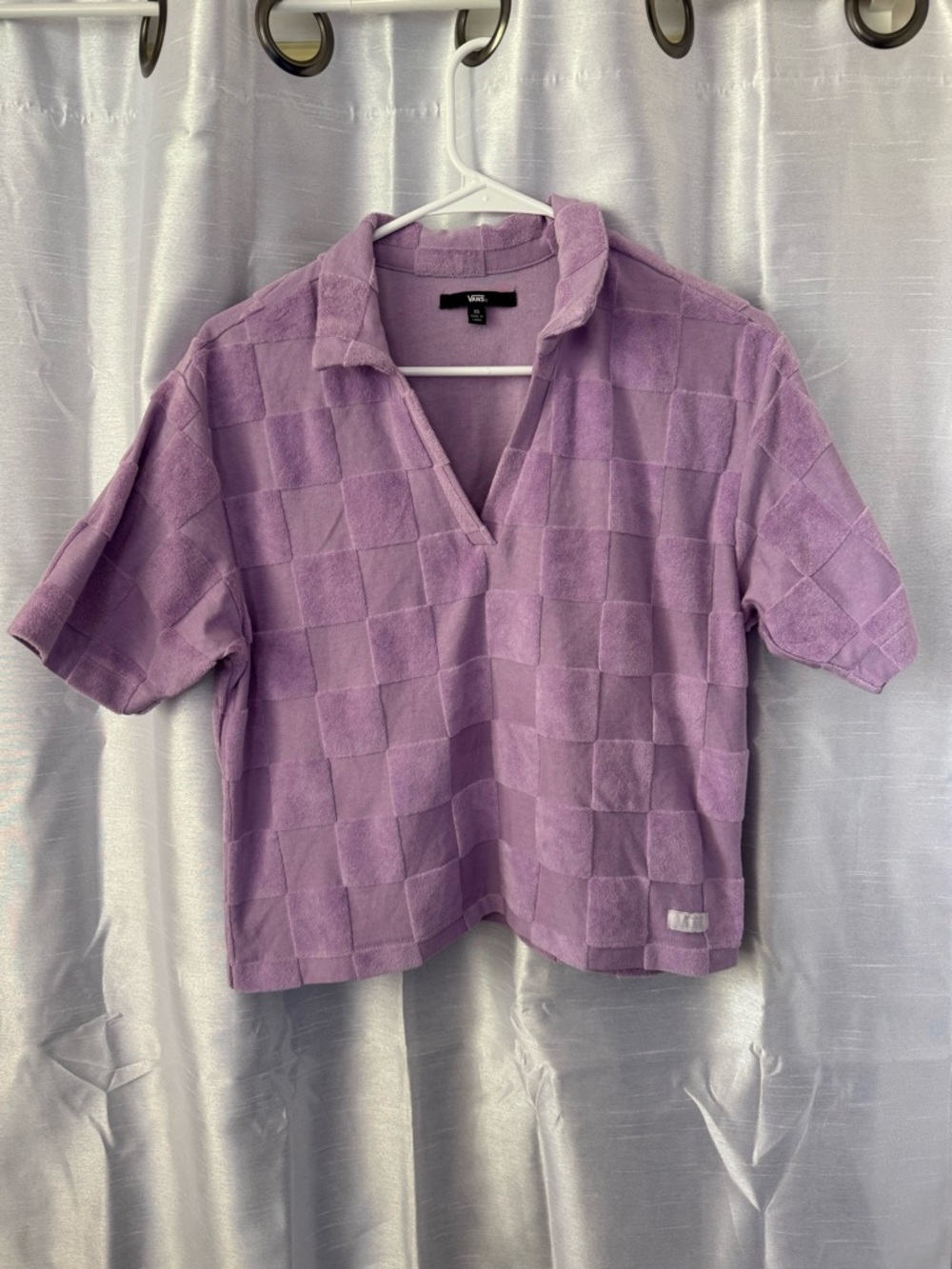Vans Lavender/Pastel Purple checkered Tee